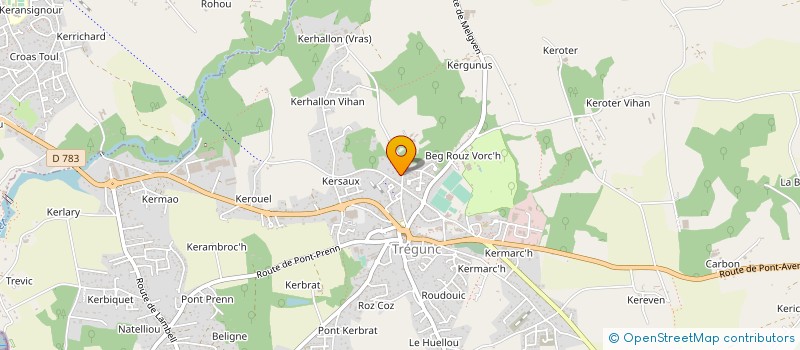 localisation de l'entreprise MONSIEUR JULIEN LE SOLLEUZ à TREGUNC