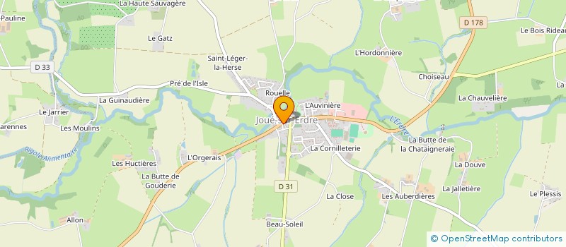 localisation de l'entreprise MONSIEUR JULIEN LE TALLEC à JOUE-SUR-ERDRE