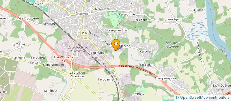 localisation de l'entreprise MONSIEUR JULIEN LE TARNEC  QUEVEN