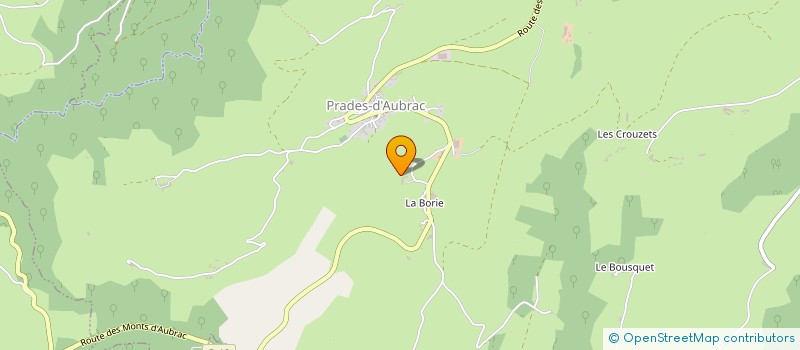 localisation de l'entreprise MONSIEUR JULIEN LEBAS  PRADES-D'AUBRAC