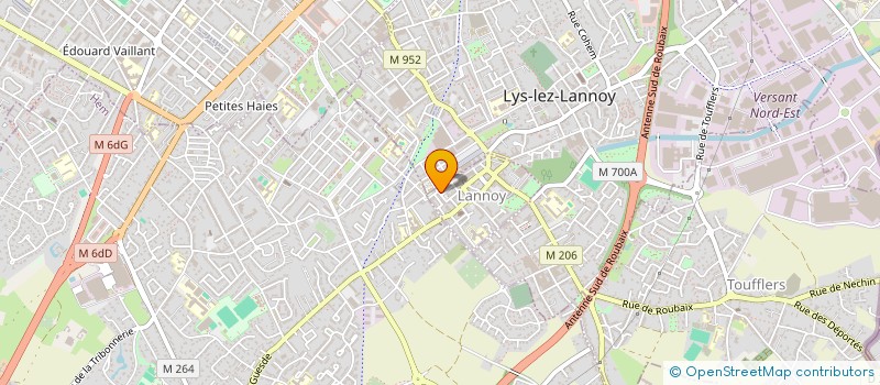 localisation de l'entreprise MONSIEUR JULIEN LEBBE  LANNOY