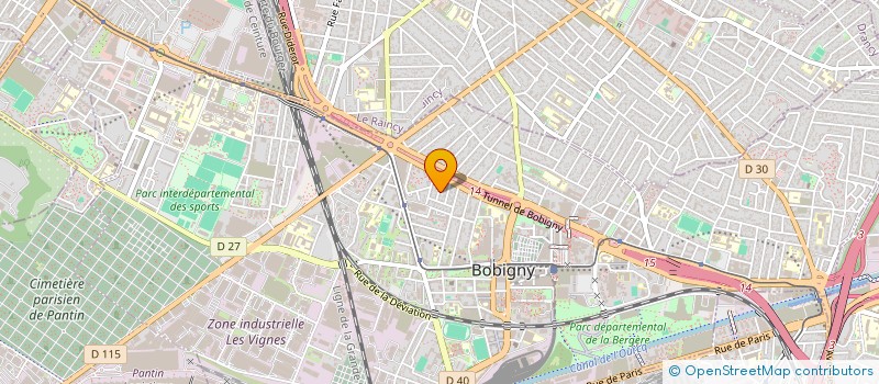 localisation de l'entreprise MONSIEUR JULIEN LEBLANC  BOBIGNY