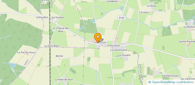 localisation de l'entreprise MONSIEUR JULIEN LEBOT à JOUE-SUR-ERDRE