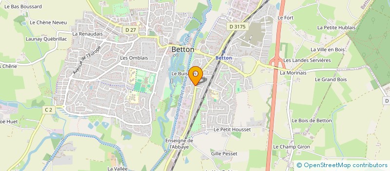 localisation de l'entreprise MONSIEUR JULIEN LEBOULANGER à BETTON