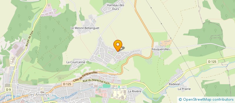 localisation de l'entreprise MONSIEUR JULIEN LEBRE  LES ANDELYS