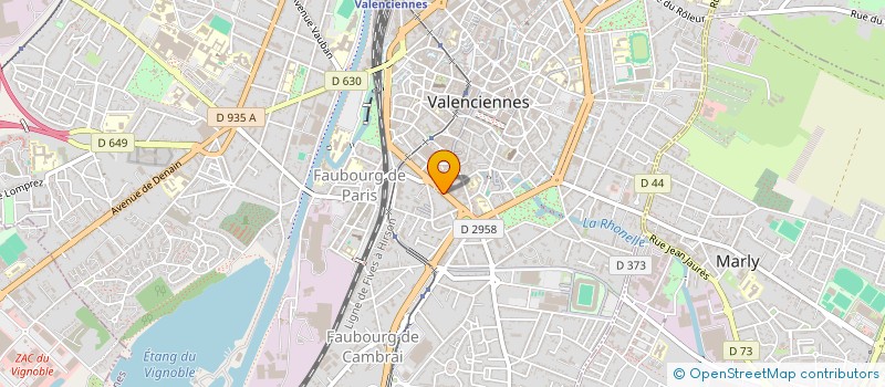 localisation de l'entreprise MONSIEUR JULIEN LEBRUN à VALENCIENNES