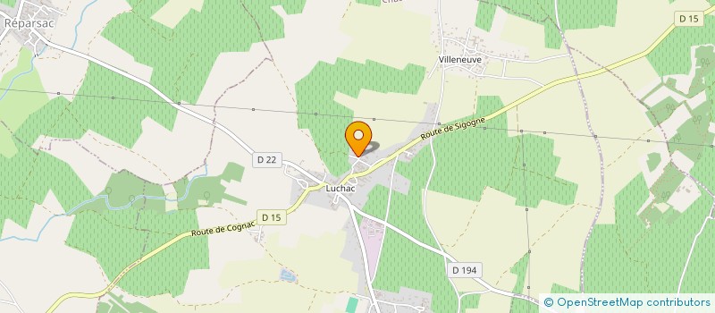 localisation de l'entreprise MONSIEUR JULIEN LECACHEUR  CHASSORS