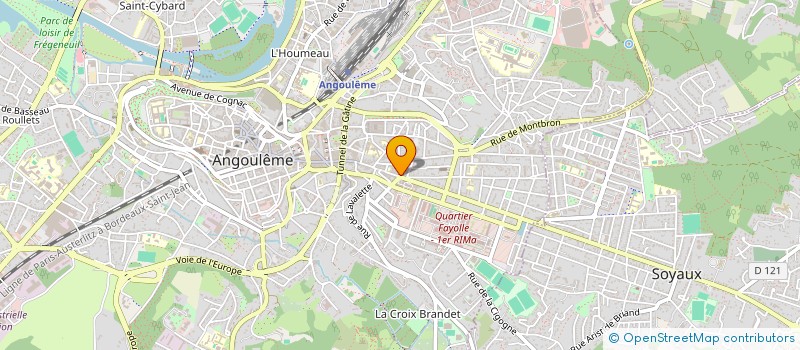 localisation de l'entreprise MONSIEUR JULIEN LECANTE à ANGOULEME