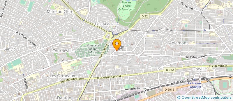 localisation de l'entreprise MONSIEUR JULIEN LECERF à LE HAVRE