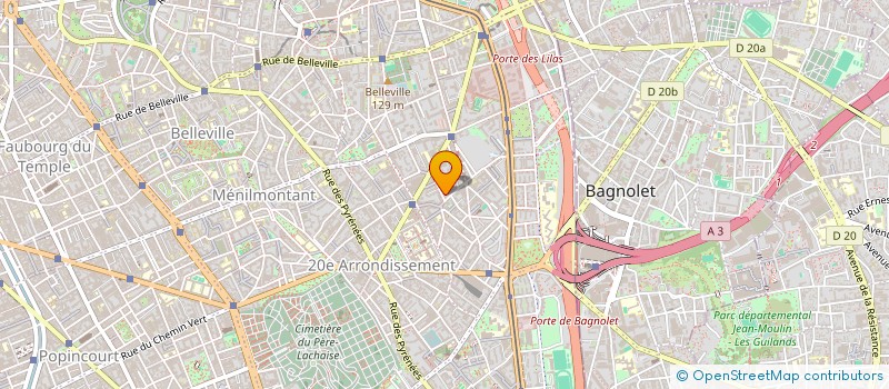 localisation de l'entreprise MONSIEUR JULIEN LECHAT  PARIS