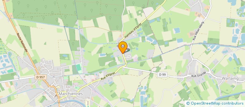 localisation de l'entreprise MONSIEUR JULIEN LECLEIRE  MARCHIENNES