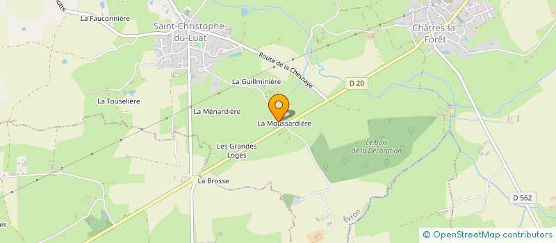 localisation de l'entreprise MONSIEUR JULIEN LECLERC  EVRON