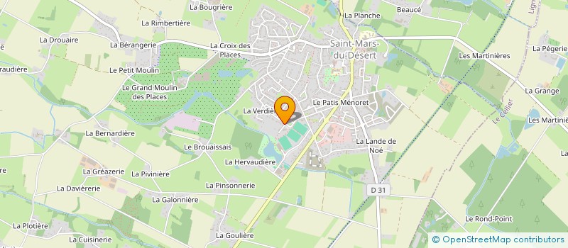 localisation de l'entreprise MONSIEUR JULIEN LECLERE  SAINT-MARS-DU-DESERT