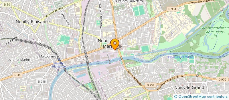 localisation de l'entreprise MONSIEUR JULIEN LECOMTE à NEUILLY-SUR-MARNE