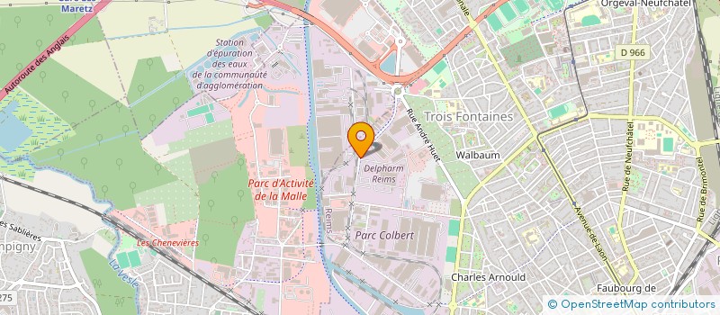 localisation de l'entreprise MONSIEUR JULIEN LECOMTE  REIMS