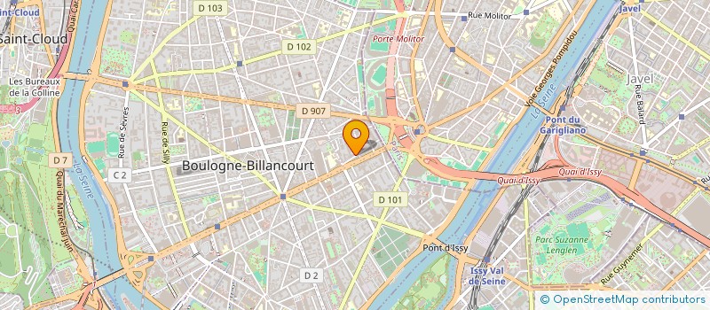 localisation de l'entreprise MONSIEUR JULIEN LECOMTE à BOULOGNE-BILLANCOURT
