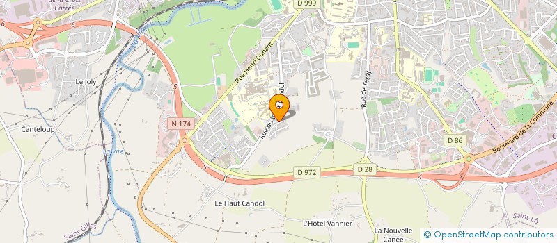 localisation de l'entreprise MONSIEUR JULIEN LECONTE  SAINT-LO