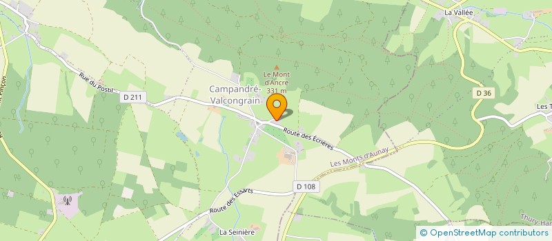 localisation de l'entreprise MONSIEUR JULIEN LECOQ à LES MONTS D'AUNAY