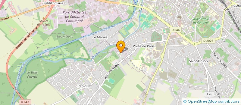 localisation de l'entreprise MONSIEUR JULIEN LEDIEU  PROVILLE