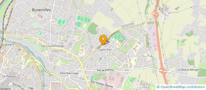 localisation de l'entreprise MONSIEUR JULIEN LEDOUX à POITIERS
