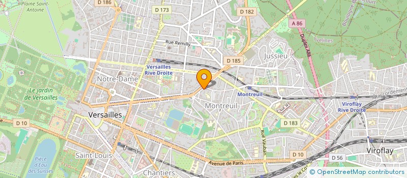 localisation de l'entreprise MONSIEUR JULIEN LEFEBVRE à VERSAILLES