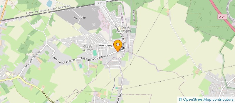 localisation de l'entreprise MONSIEUR JULIEN LEFEBVRE  WALLERS