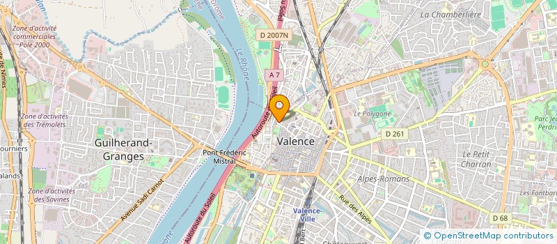 localisation de l'entreprise MONSIEUR JULIEN LEFEBVRE à VALENCE