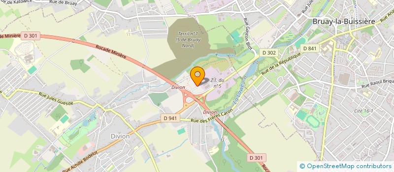 localisation de l'entreprise MONSIEUR JULIEN LEFELLE  DIVION