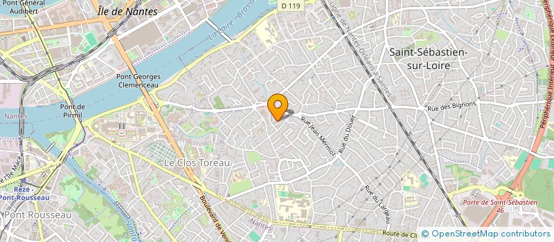 localisation de l'entreprise MONSIEUR JULIEN LEFIEVRE  SAINT-SEBASTIEN-SUR-LOIRE