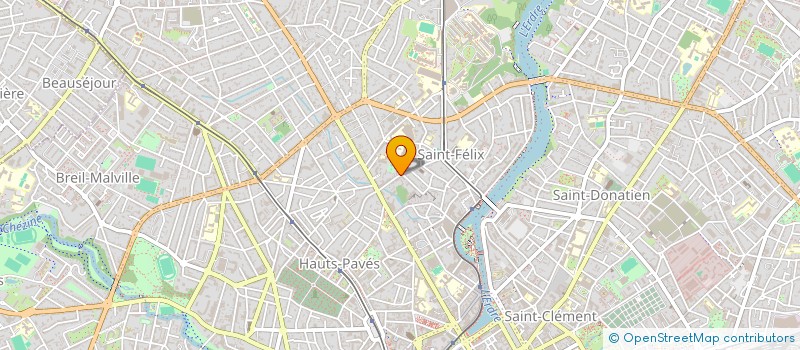 localisation de l'entreprise MONSIEUR JULIEN LEFORT à NANTES