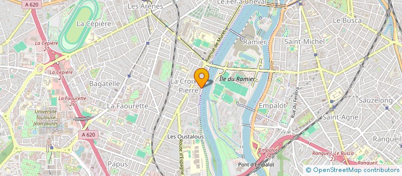 localisation de l'entreprise MONSIEUR JULIEN LEGEAY à TOULOUSE