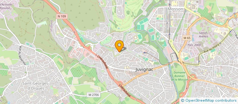 localisation de l'entreprise MONSIEUR JULIEN LEGENDRE  JUVIGNAC