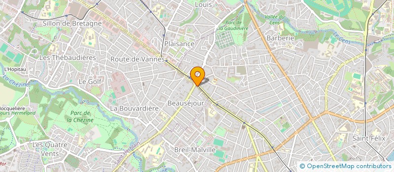 localisation de l'entreprise MONSIEUR JULIEN LEGERON à SAINT-HERBLAIN