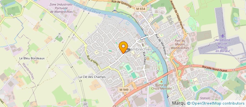 localisation de l'entreprise MONSIEUR JULIEN LEGRAND  WAMBRECHIES