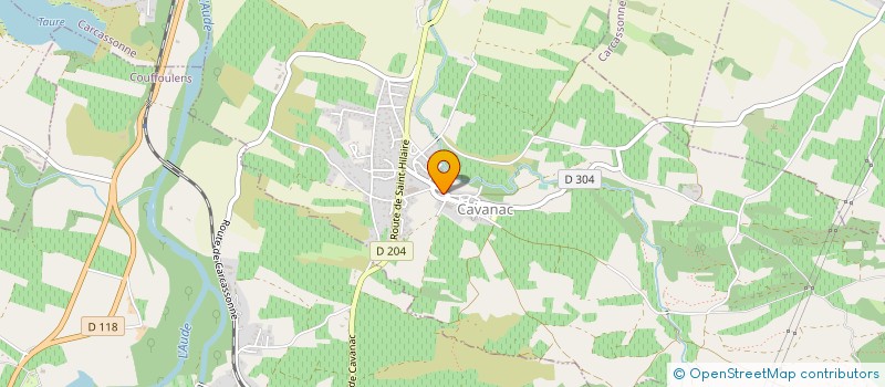 localisation de l'entreprise MONSIEUR JULIEN LEGRAND  CAVANAC