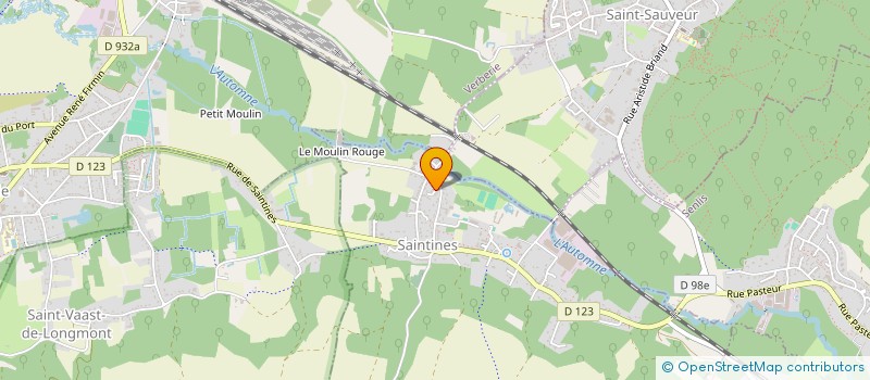 localisation de l'entreprise MONSIEUR JULIEN LEGRAND  SAINTINES