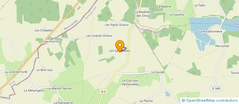 localisation de l'entreprise MONSIEUR JULIEN LEGRET à SAINT-VICTOR-DE-BUTHON