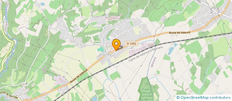 localisation de l'entreprise MONSIEUR JULIEN LEGROS  VOUREY