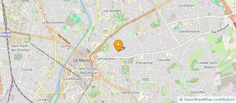 localisation de l'entreprise MONSIEUR JULIEN LEGUAY  LE MANS