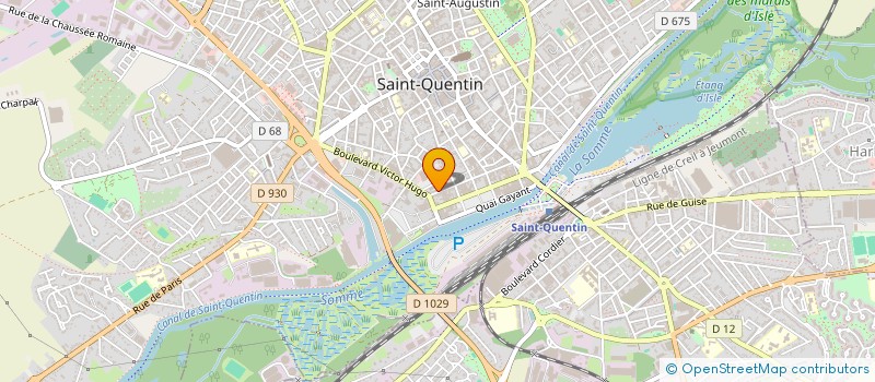 localisation de l'entreprise MONSIEUR JULIEN LEJEUNE à SAINT-QUENTIN
