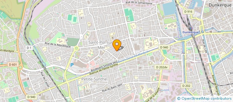 localisation de l'entreprise MONSIEUR JULIEN LEJEUNE  DUNKERQUE