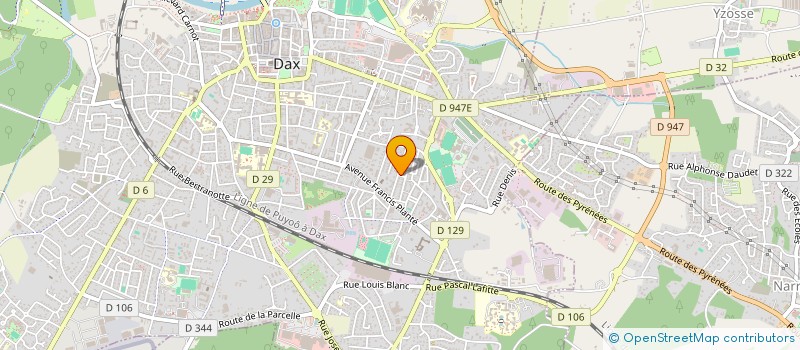 localisation de l'entreprise MONSIEUR JULIEN LEJEUNE à DAX