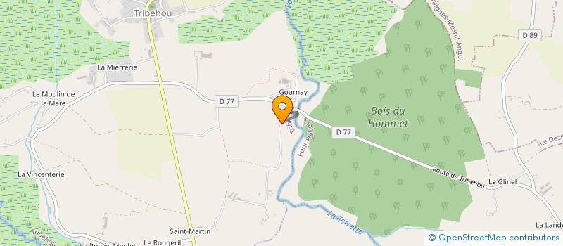 localisation de l'entreprise MONSIEUR JULIEN LEMAGNEN  TRIBEHOU