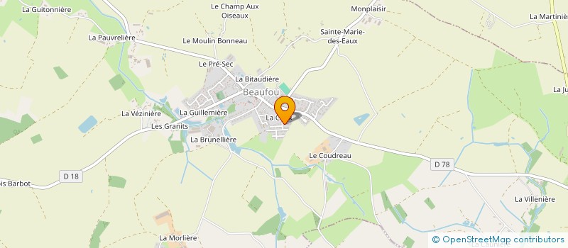 localisation de l'entreprise MONSIEUR JULIEN LEMAIRE  BEAUFOU