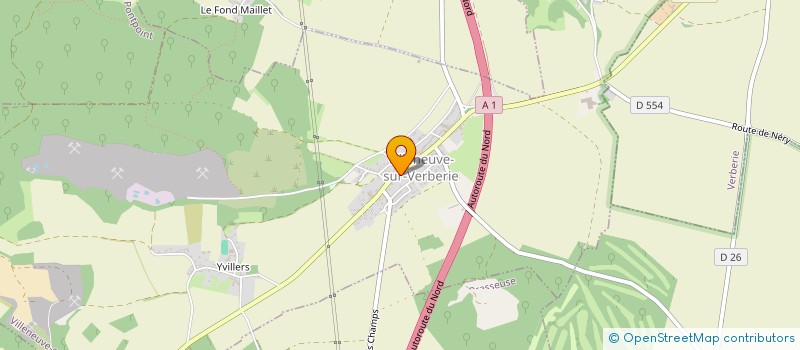 localisation de l'entreprise MONSIEUR JULIEN LEMAZURIER  VILLENEUVE-SUR-VERBERIE