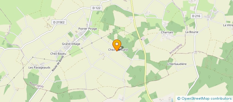 localisation de l'entreprise MONSIEUR JULIEN LEMBERT  ARCHINGEAY