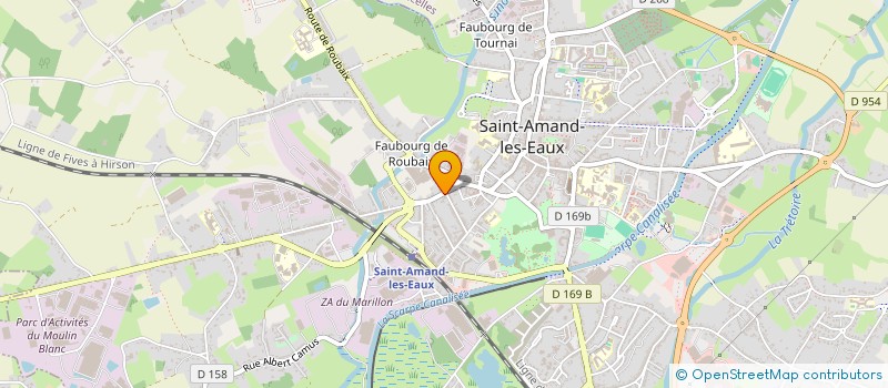 localisation de l'entreprise MONSIEUR JULIEN LENNE  SAINT-AMAND-LES-EAUX