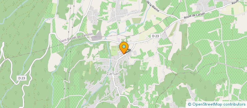 localisation de l'entreprise MONSIEUR JULIEN LEONI  CARSAN