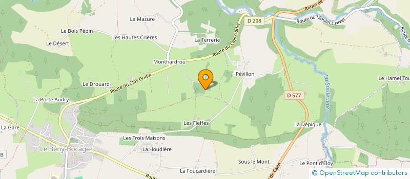 localisation de l'entreprise MONSIEUR JULIEN LEPAS  SOULEUVRE EN BOCAGE