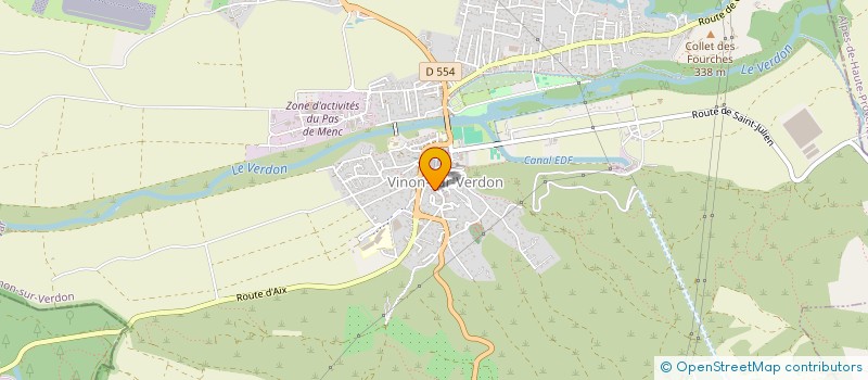 localisation de l'entreprise MONSIEUR JULIEN LEPEIGNEUL  VINON-SUR-VERDON